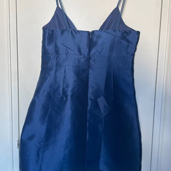 Lulus NWOT Festive Royal Blue Cocktail Mini Dress - Picture 7 of 8